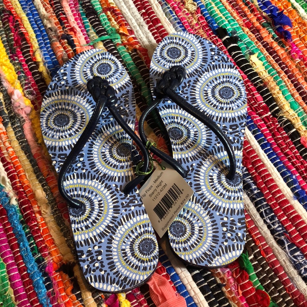 New Vera Bradley flip flops